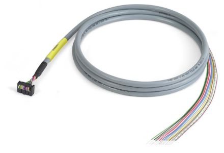 Wago 706-100/1303-200 14-pin with end 2m ribbon cable