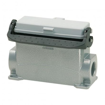 Walther P711624MS 24-pin 1xM25 68mm hinged cover socket housing