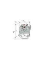 Wieland 57.503.2855.0 WK2,5U/8113S/V/LED50/V0 feed-through terminal
