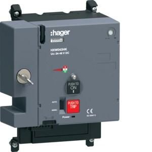 Hager HXW043HK x630/P630 24-48VDC o. AR from motor drive