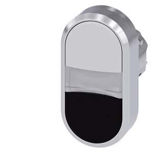 Siemens 3SU1051-3AB61-0AA0 double push button illuminated 22mm round