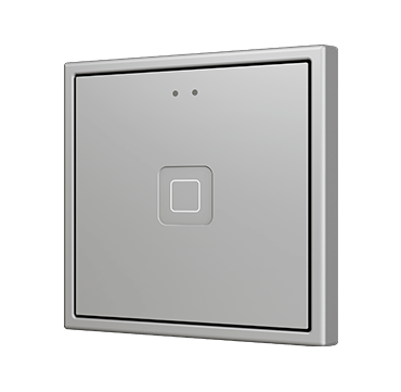 ZENNIO ZVIT70X1S KNX pushbutton sensor Tecla 70 | 1-fold | silver