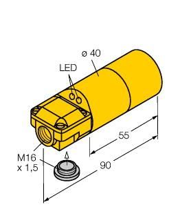 Turck 15656 NI20-K40SR-VP4X2 inductive sensor
