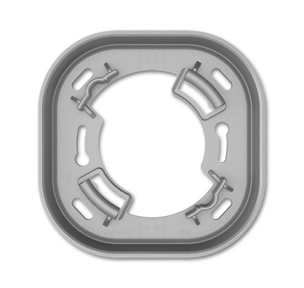 BUSCH-JAEGER 6131/38-183 intermediate ring for presence detector | for VDE box | aluminum silver