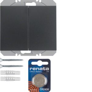 BERKER 85656275 KNX-RF wall transmitter flat K.1/K.5 | 2-way | anthracite matt