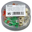 Kopp 354499019 Assortment box 4-16qmm with collar wire end ferrules set