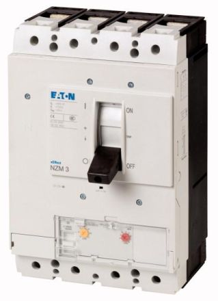 Eaton NZMN3-4-AE630/400 circuit breaker, 4p, 630A, 400A, in 4th pole, 265895