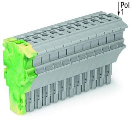 Wago 2022-112/000-037 2.5qmm 12-pin 2.50qmm gr-ge/grey 1 conductor female connector