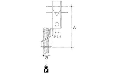 Niedax VM03-AM8T EKLIPS rod fastening