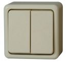 Kopp 513501001 AP cream white series switch