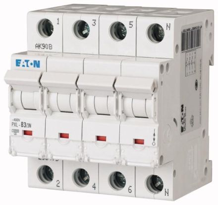 Eaton PXL-B3/3N circuit breaker, 3A, 3p+N, B-Char , 236475