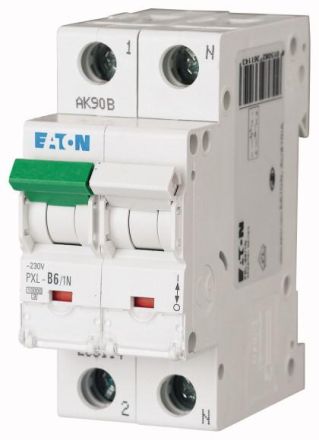 Eaton PXL-C6/1N circuit breaker, 6A, 1p+N, C-Char , 236161
