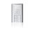 Ritto 1840420 Entravox door station audio, 4 WE, audio, silver anodized