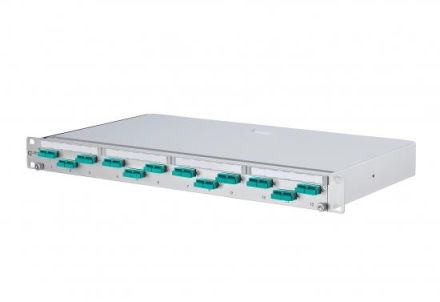 METZ CONNECT 150225BA12-E OpDAT PA splice 12xSC-D aqua OM3 grey patch panel