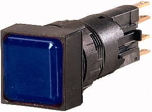 Eaton Q25LF-BL/WB indicator light, flat, blue, + bulb, 24 V, 088761