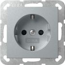 Gira 418326 SH SRK System 55 F aluminum socket SCHUKO
