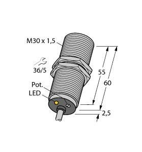 Turck 2503024 BC10-M30K-VN4X Capacitive sensor