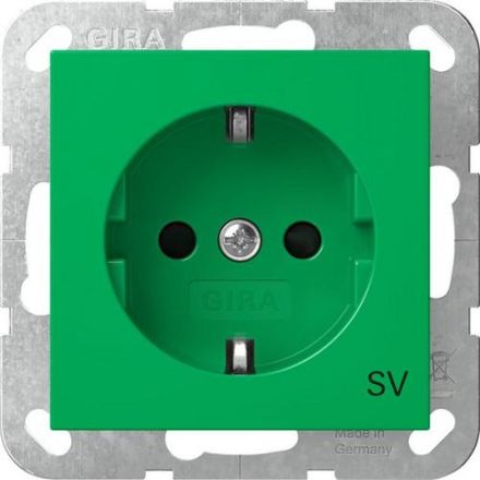 Gira 4453107 SH SV Sys55 gr socket SCHUKO