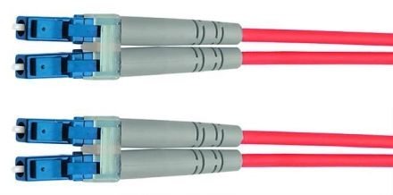 Telegärtner L00870A0005 G50/125 OM4 LC Duplex 1m black duplex patch cable