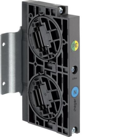 Hager UZ62MB2 PE/N carrier universN 2-pole+mounting plate