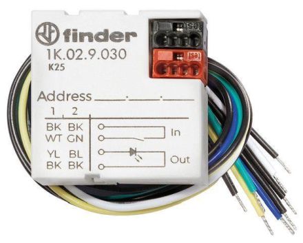 Finder 1K.02.9.030 2 channels for flush mounting KNX module