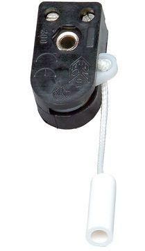 Kopp 191700008 1-pole off switch black pull switch
