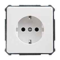 ELSO 225054 socket 16A without claw pure white