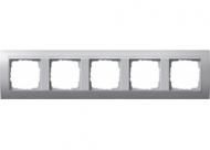 Gira 021536 5-way cover frame for color aluminum Gira Event color aluminum