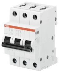 ABB Stotz-Kontakt S203-Z63, circuit breaker Z-Char., 6 kA, 63 A, 3P, 2CDS253001R0608