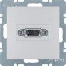 Berker 3315401404 VGA socket aluminum, matt Berker B.7