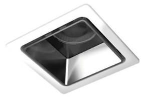Siteco 51DE11B73FF22 LunMcSq eng 2650lm 830 0/1 3p silver LED recessed ceiling spotlight