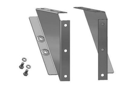 Schuch 260000006 WD 45 VP 1 pair 45° stainless steel wall / ceiling brackets