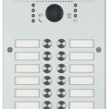 Bticino 308003 Video door station Video-AV Alu 12 call buttons, (Silver)