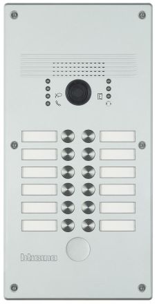 Bticino 308003 Video door station Video-AV Alu 12 call buttons, (Silver)