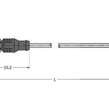 ESCHA 8043925 AL-WWAK4P2-1-AL-WAS4/S370 connecting cable