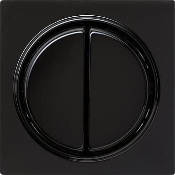 Gira 029547 cover and series rockers S-Color Black