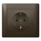 Legrand 771263 socket Galea dark bronze , (Bronze)