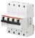 ABB Stotz-Kontakt S754DR-E63, S754DR-E 63 sel. main circuit breaker SHU E-Char.,25kA,63A,4P, 2CDH784001R0632