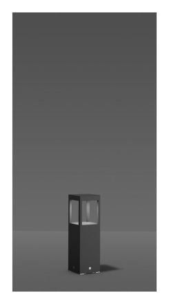 RZB 611989.0031 Bocaro 20W 3000K 156x156x500 LED bollard light