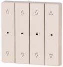 Eaton CWIZ-04/22-LED rocker switch, 4-way, + lens, cream, Jalo, 147634