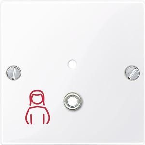 MERTEN MEG4843-0325 Central plate active white glossy