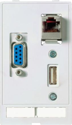 Murrelektronik 4000-68000-1430000 1 SUB-D9 Bu/St + 1 RJ45 + 1xUSB-A Bu/Bu data connector insert