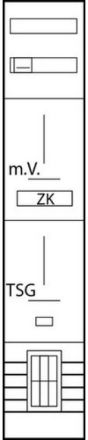 ABN 3Pkt 1Z 1T NH00 with sHS/ZSK SK2 5-pin meter field (Z19910Z)