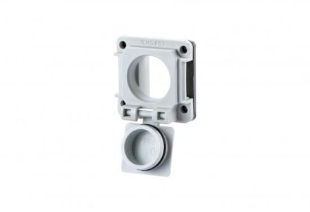 METZ CONNECT E-DATindustry IP67 8 (8) EbK data connection box light grey, 1309413103-E