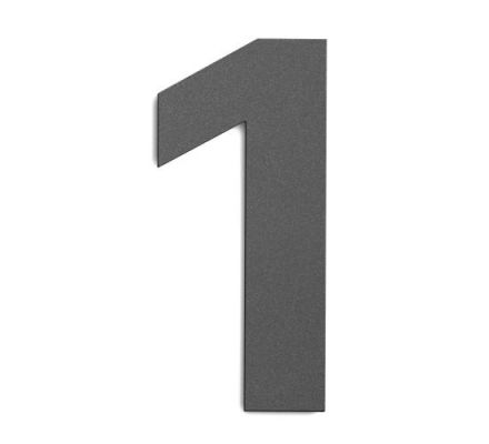 CMD house number G1 anthracite large