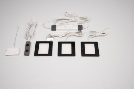 Victory PL-S3.20 Planar small set of 3 black, Black