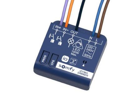 Somfy 1822663 light receiver dimmable io (1-channel) radio receiver