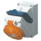 Gewiss GW66445 vertical housing 16A/3 pin 110V IP55 socket