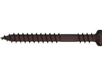 Reisser 90LR06W132-05007004-1 RT UT A4 patio screw, countersunk head, TX, underhead thread, cutting notch, 5.0 x 70, stainless steel A4, antique finish, 1x sliding, pack of 200, bit incl.