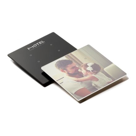 BESKNX PL216200 KNX pushbutton sensor Cubik-SQ design | 6-fold | black